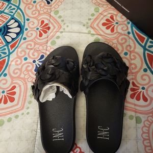 Slightly worn sandals